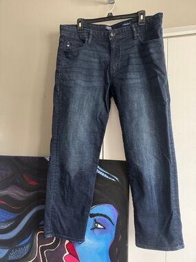 Chaps Slim Straight Dark Wash Stretch Jeans 36x30